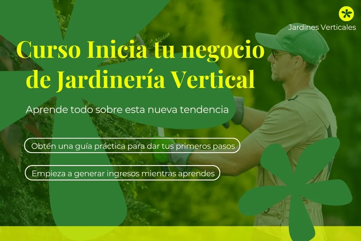 Jardines Verticales - Curso negocio jardines